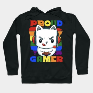 Proud Gamer Gaymer Lesbian LGTBQ Hoodie